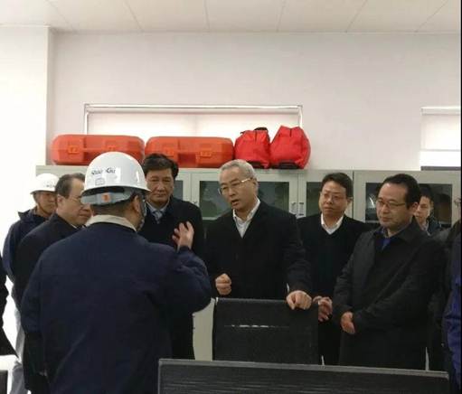 浙江省丽水市市长吴晓东前往浙江GA黄金甲能源开发有限公司调查调研