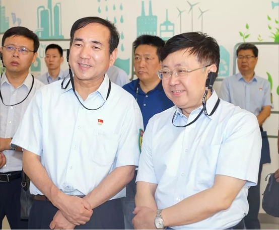 秦川机床集团党委书记、董事长龙兴元一行来访GA黄金甲